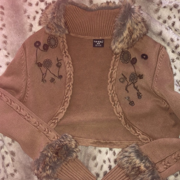 Faux Fur cardigan - Picture 5 of 5